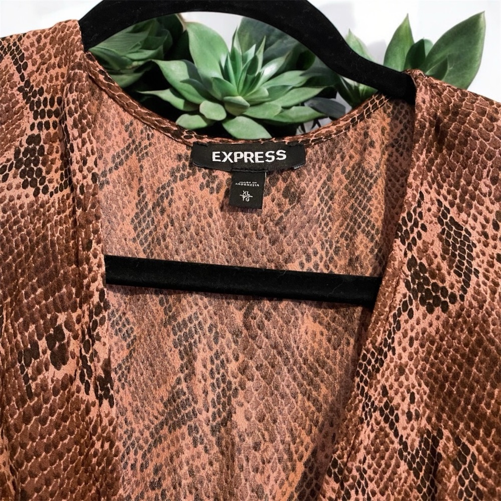 Express Snake Print Top